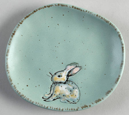 Easter Bunny Tidbit Plate