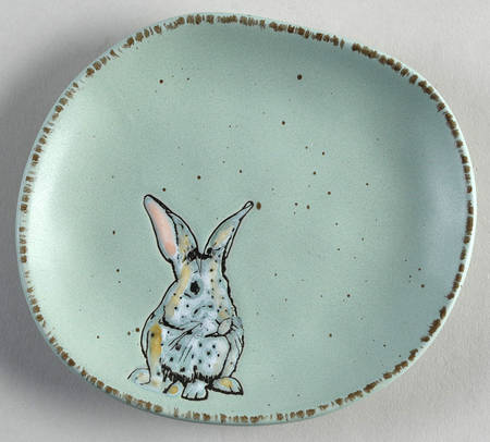 Easter Bunny Tidbit Plate