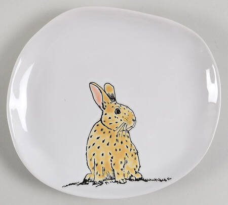 Easter Bunny Salad Plate by Spectrum