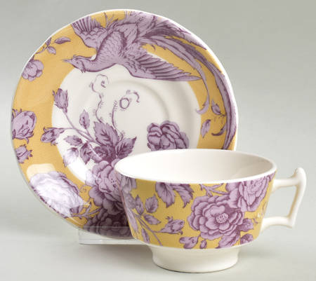 Kingsley Footed Cup & Saucer Set