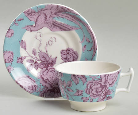 Kingsley Footed Cup & Saucer Set