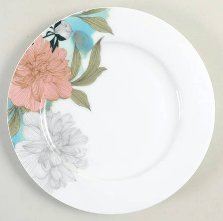 Floral Sketches Salad Plate