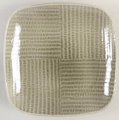 Forge Taupe Square Salad Plate