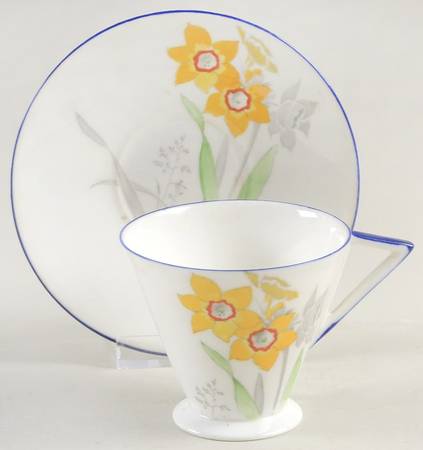 Narcissus Footed Demitasse Cup & Saucer Set
