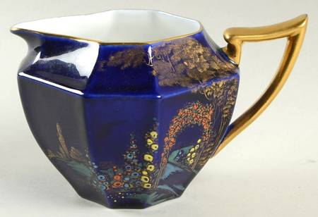 Archway of Roses (Blue Background) Creamer