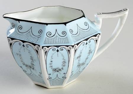 Garland of Flowers Blue Creamer