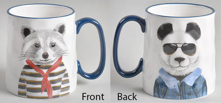 Hipster Animals Mug