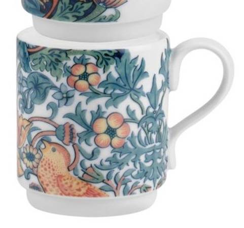 Strawberry Thief Stackable Mug