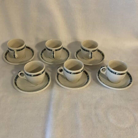 Shirley Flat Cup & Saucer Set