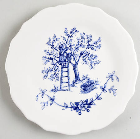 Toscana Blue Salad Plate
