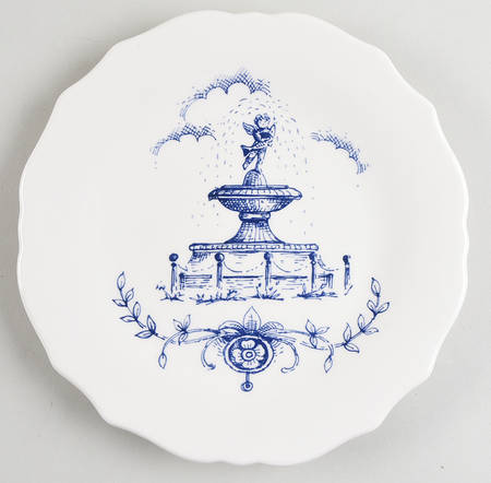 Toscana Blue Salad Plate
