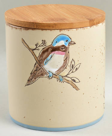 Spring Bird Medium Canister & Lid