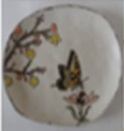Easter Butterfly Bunny Appetizer Plate