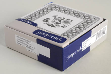 Heritage Collection Square Corkback Coaster - Set of 6 Motifs