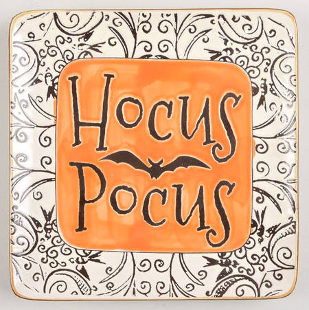 Spooky Night Square Salad/Dessert Plate by Spectrum