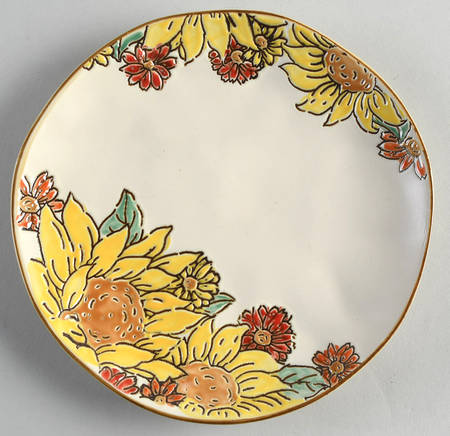 Brandywine Sunflower Salad/Dessert Plate