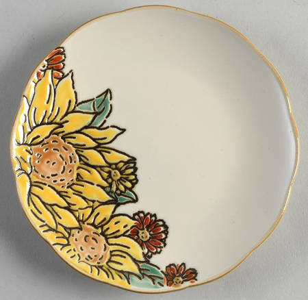 Brandywine Sunflower Appetizer Plate
