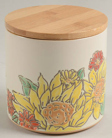 Brandywine Sunflower Small Canister & Lid