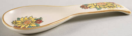Brandywine Sunflower Spoon Rest/Holder (Holds 1 Spoon)