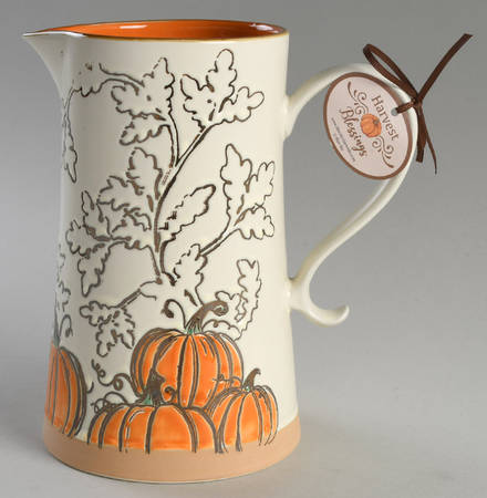 Gold Pumpkin 64 Oz Pitcher