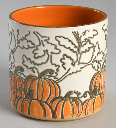 Gold Pumpkin Small Canister No Lid