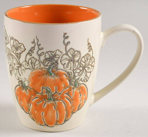 Gold Pumpkin Jumbo Mug