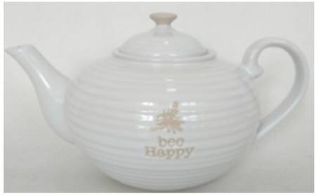 Bee (Hand Thrown) Teapot & Lid
