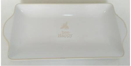 Bee (Hand Thrown) 14" Rectangular Serving Platter