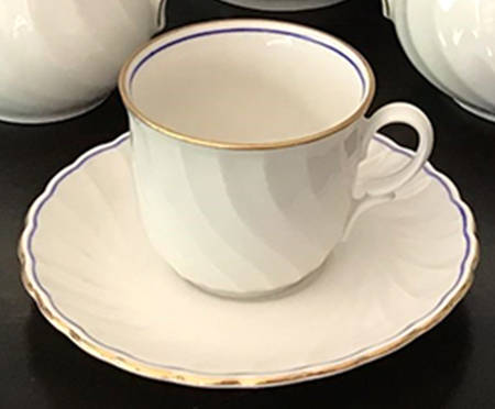 SCG154 Flat Cup & Saucer Set
