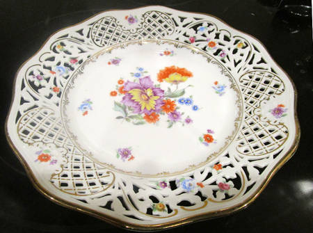 Dresden Flowers Salad Plate