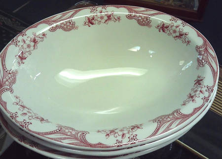 SHO418 9" Oval Vegetable Bowl