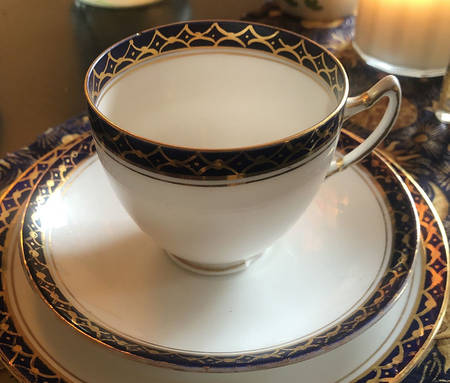 1905 Footed Cup & Saucer Set