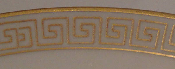 Splendour Key Gold Coupe Soup Bowl