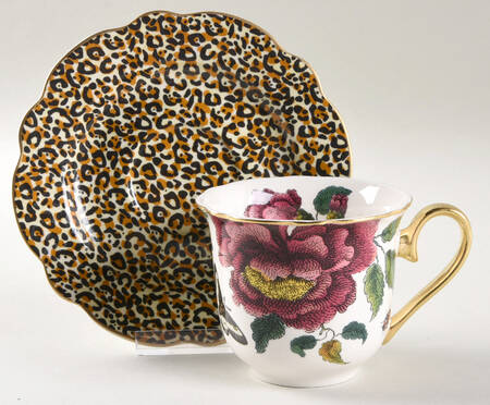 Creatures of Curiosity Flat Cup & Saucer Set