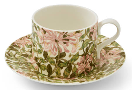 Morris & Co Flat Cup & Saucer Set