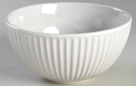 Whittle White Soup/Cereal Bowl by Sango