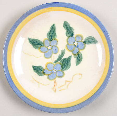 Floral Salad Plate