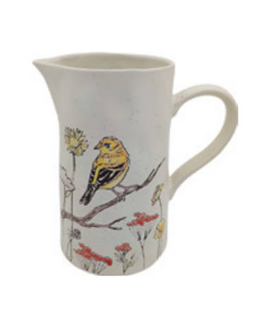 Wild Flower Bird 50 Oz Pitcher
