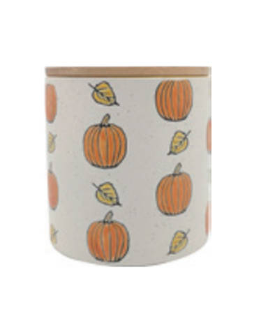 Jamie Repeat Pumpkin Medium Canister & Lid