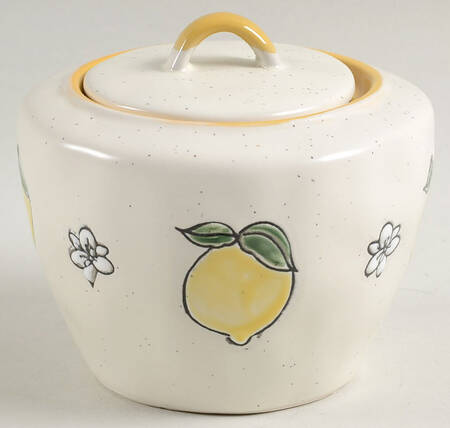 Lemon Bloom Sugar Bowl & Lid by Spectrum