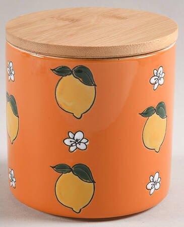 Lemon Bloom Small Canister & Lid by Spectrum