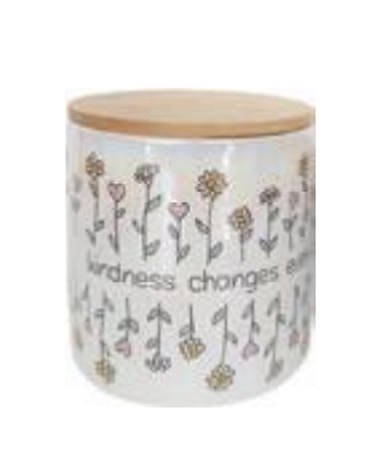 Brenda Medium Canister & Lid