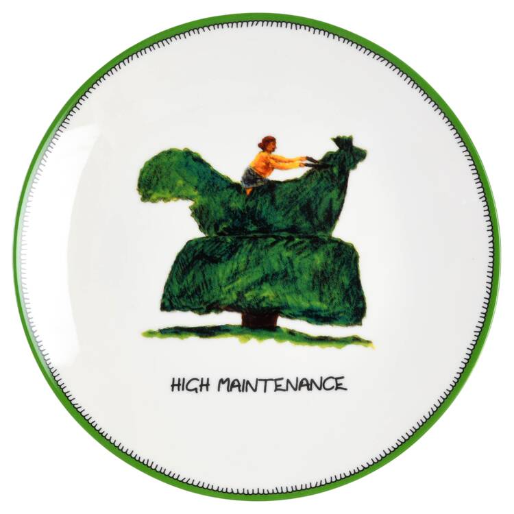 Doodles Tidbit Plate
