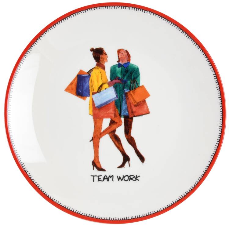 Doodles Tidbit Plate