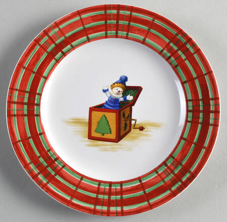 Christmas Morning Salad/Dessert Plate