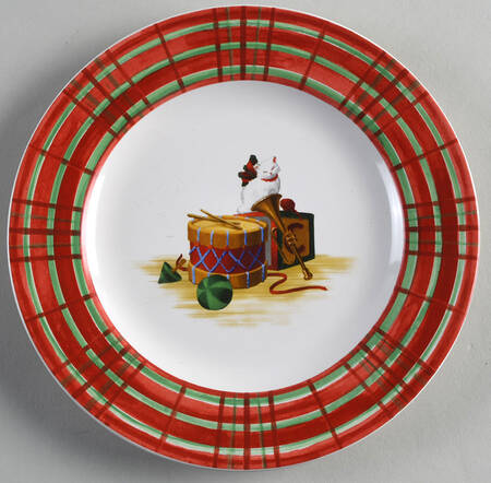 Christmas Morning Salad/Dessert Plate