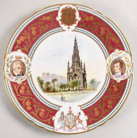Sir Walter Scott &amp; Robert Burns by Spode