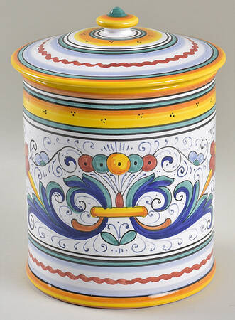 Ricco Deruta Medium Canister & Lid