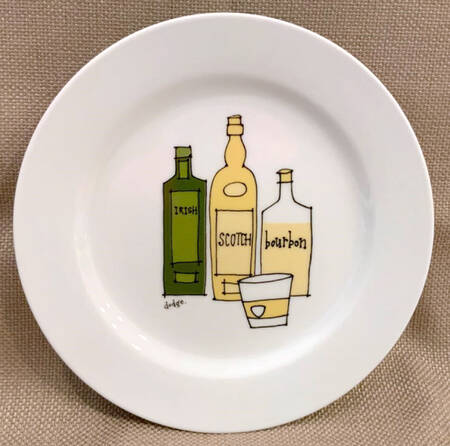 Coctail Canape Plate