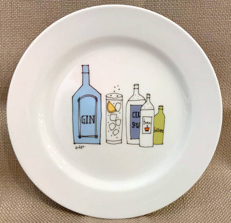 Coctail Canape Plate